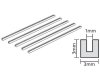 Tamiya 70202 Plastic Beams 3mm U *5
